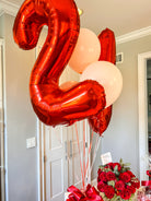 Red "21" Jumbo Balloon