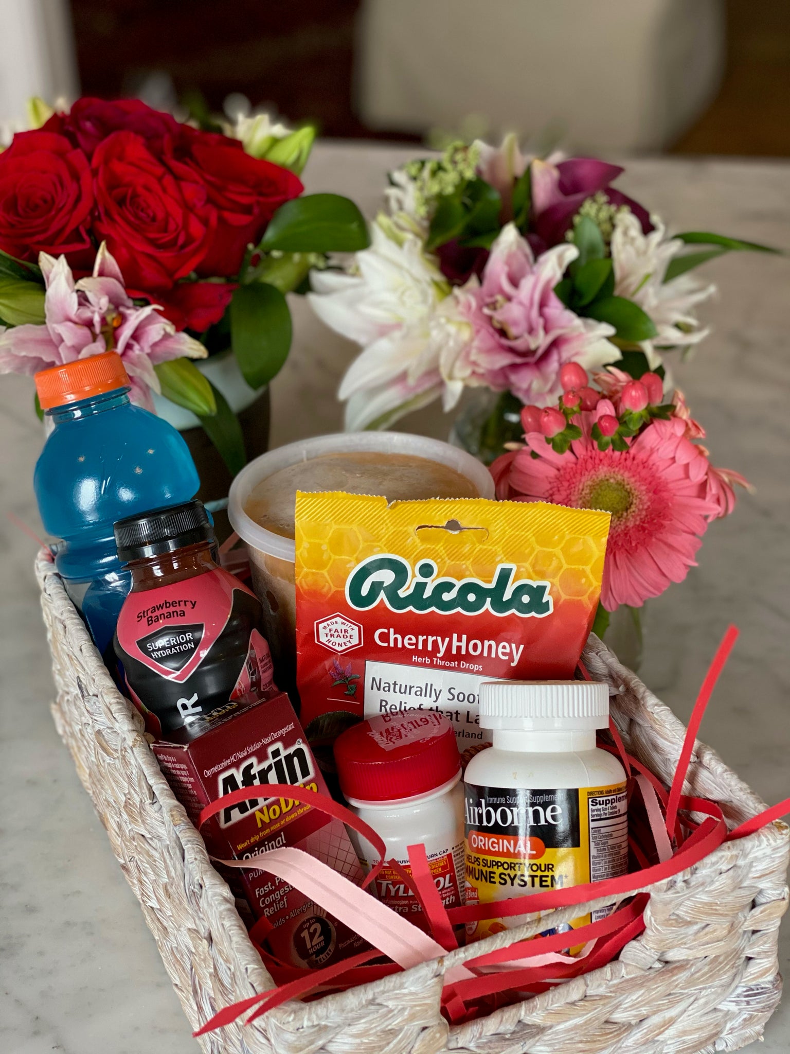 Get Well Soon Gift Basket Ideas #ReliefisHere  Get well baskets, Get well  soon gifts, Get well gift baskets